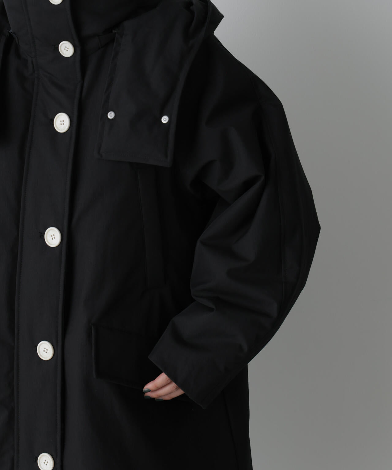 「STEVELOUR」「西川ダウン(R)」ファー付きコート