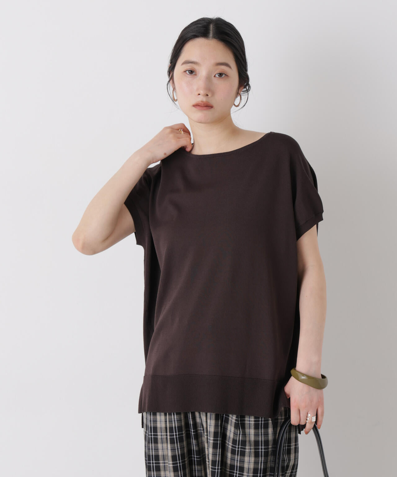 SUMMER VEIL KNIT ワイドプルオーバー