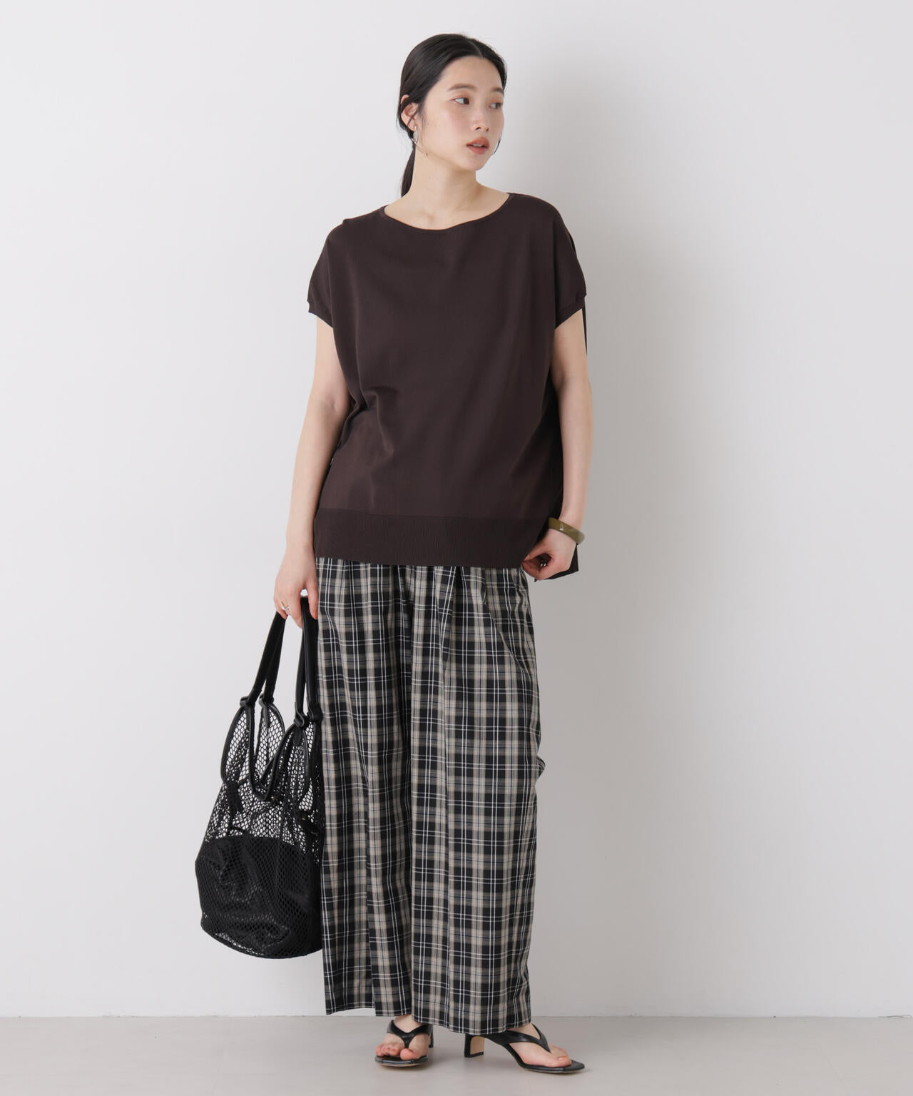 SUMMER VEIL KNIT ワイドプルオーバー