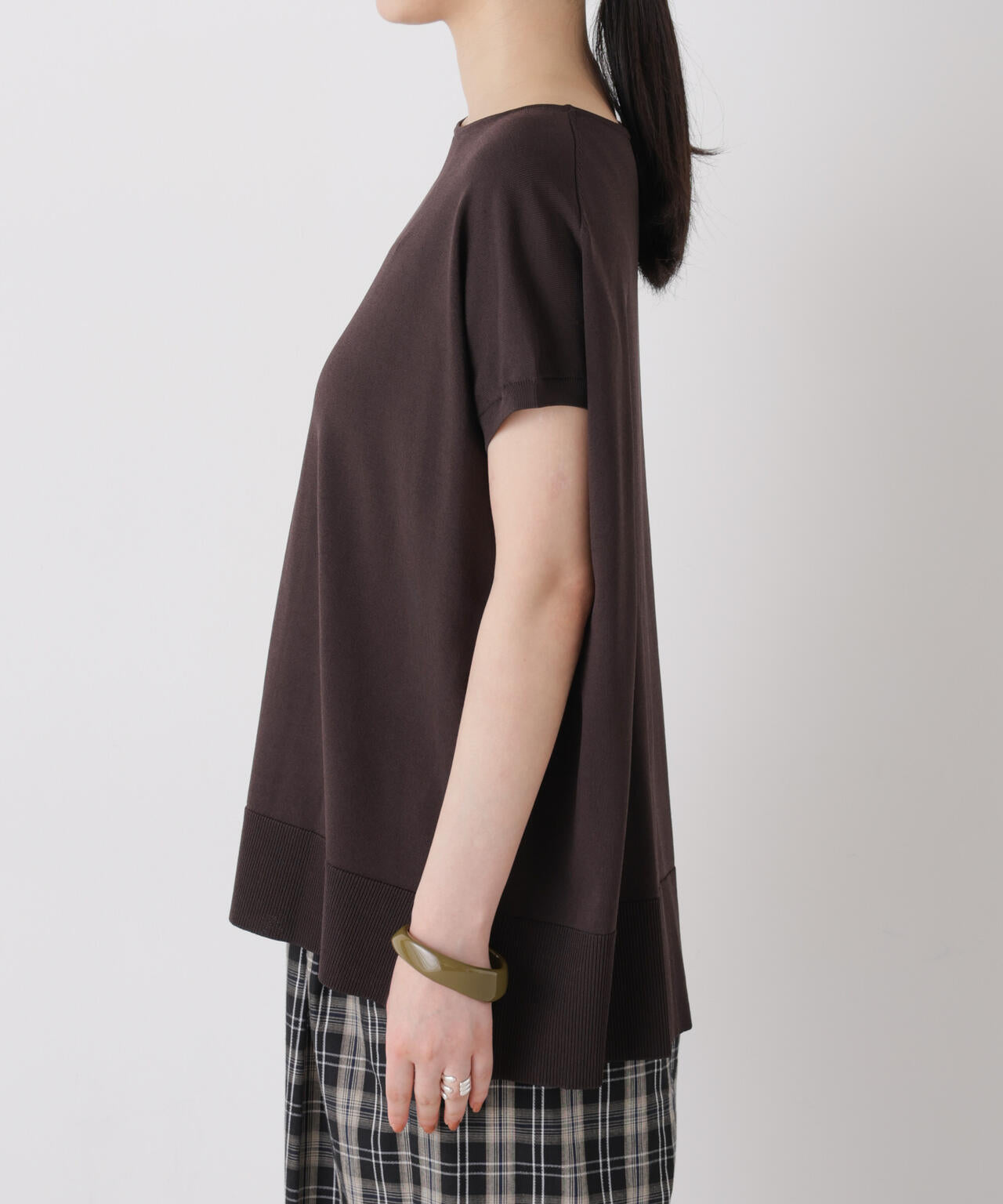 SUMMER VEIL KNIT ワイドプルオーバー
