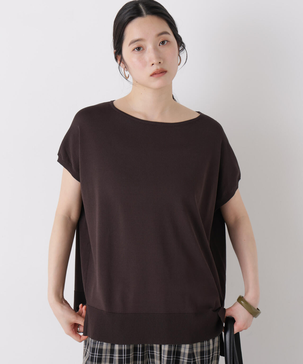 SUMMER VEIL KNIT ワイドプルオーバー