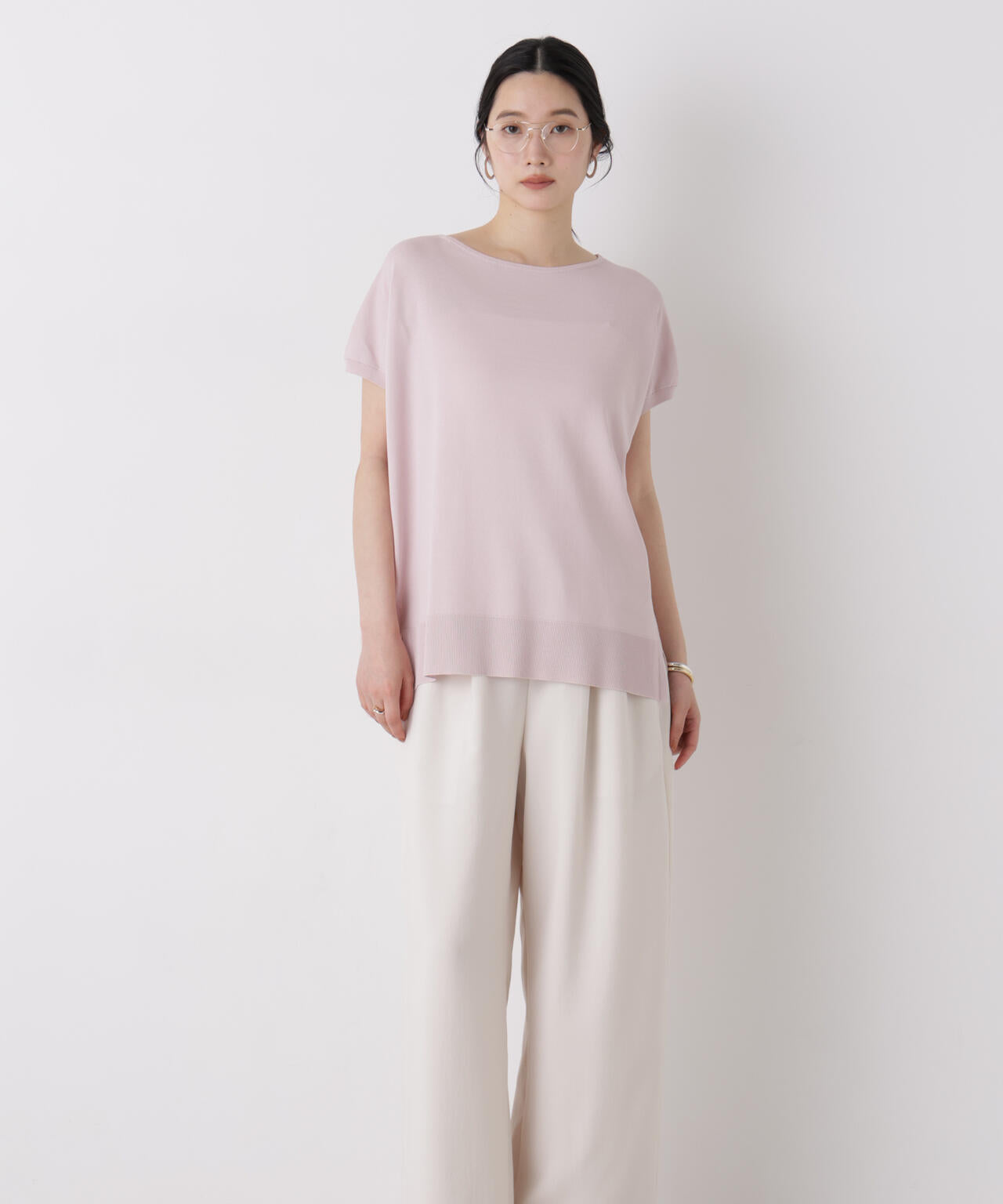 SUMMER VEIL KNIT ワイドプルオーバー