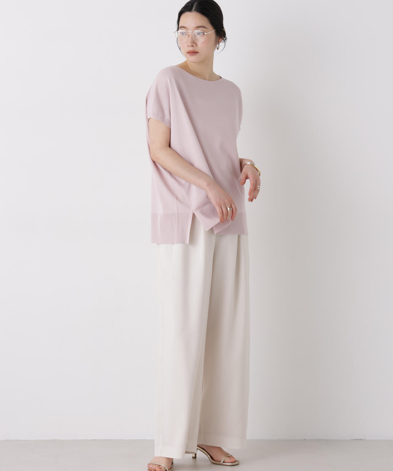 SUMMER VEIL KNIT ワイドプルオーバー