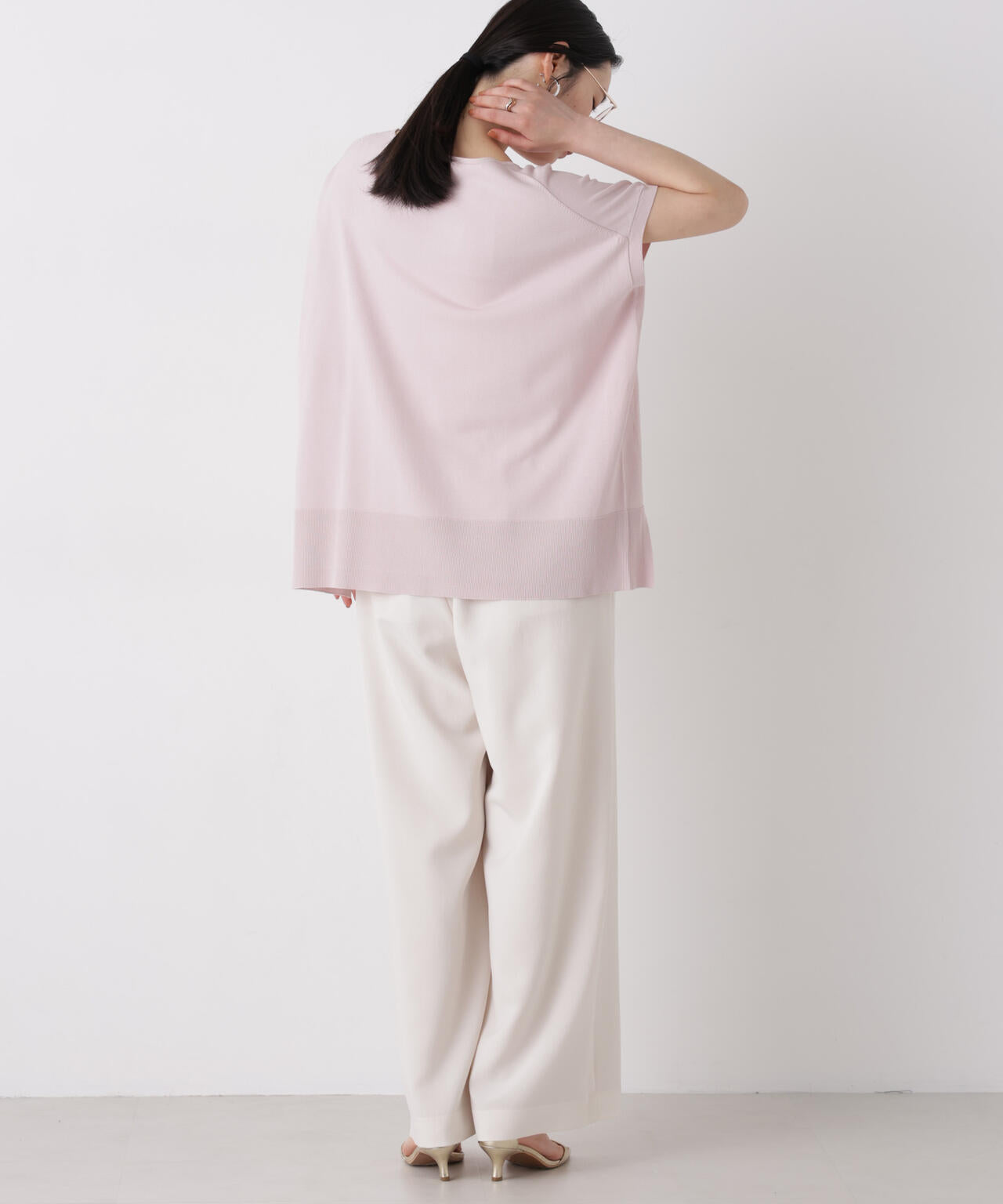SUMMER VEIL KNIT ワイドプルオーバー