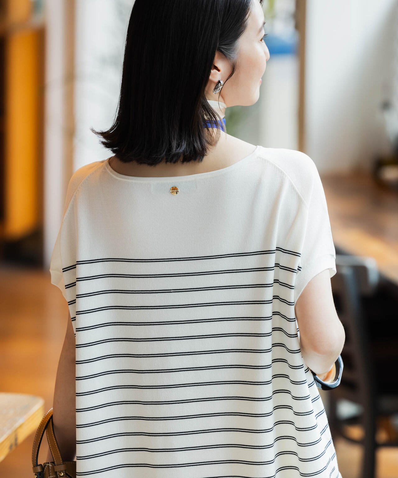 SUMMER VEIL KNIT ワイドプルオーバー