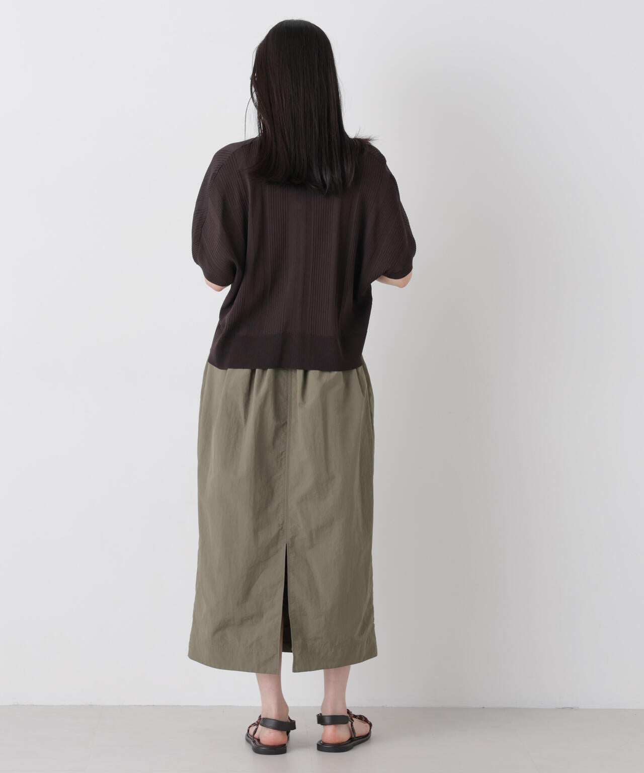 SUMMER VEIL KNIT ジップカーディガン