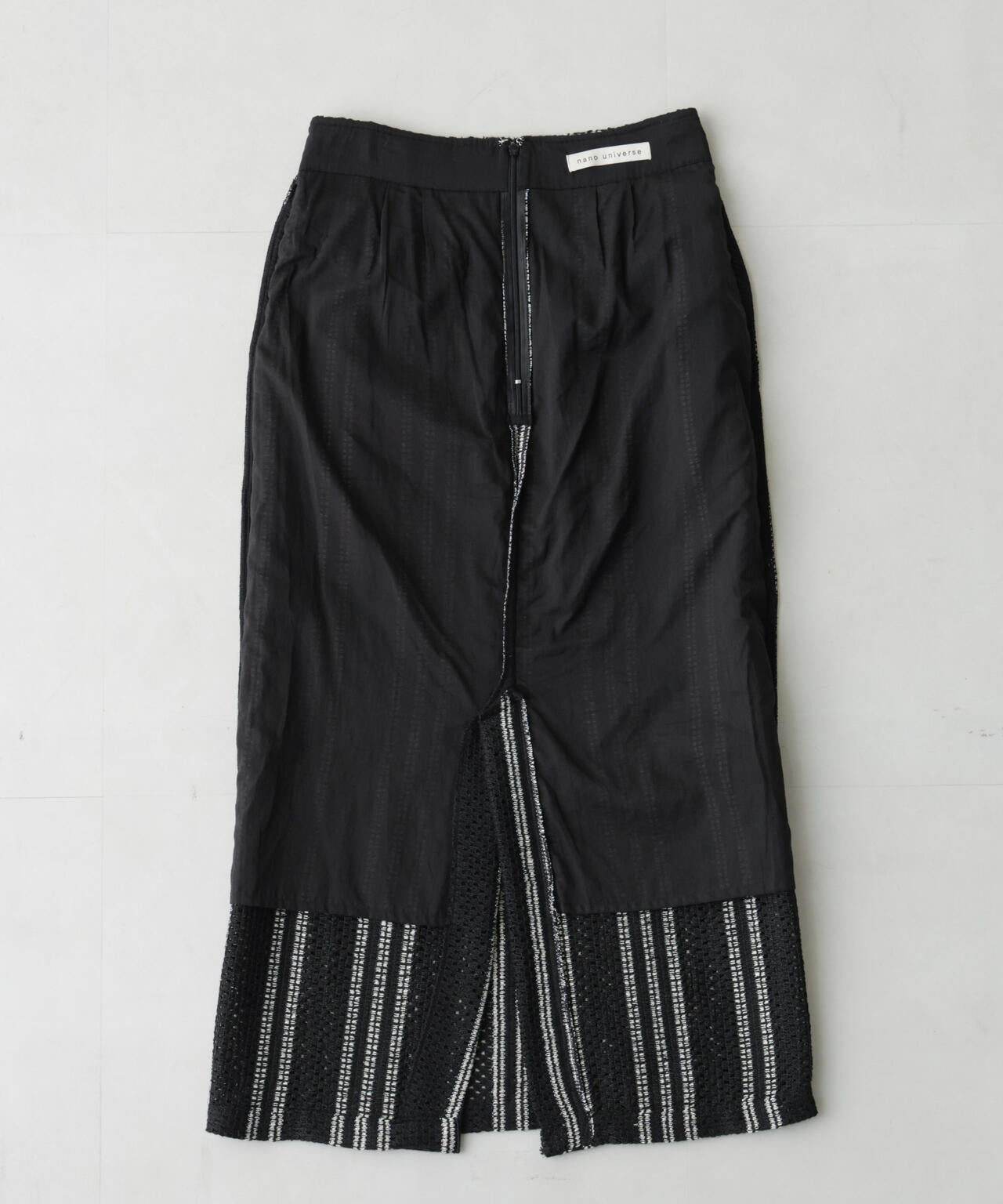made in india ジャカードストライプIラインスカート(セットアップ可)