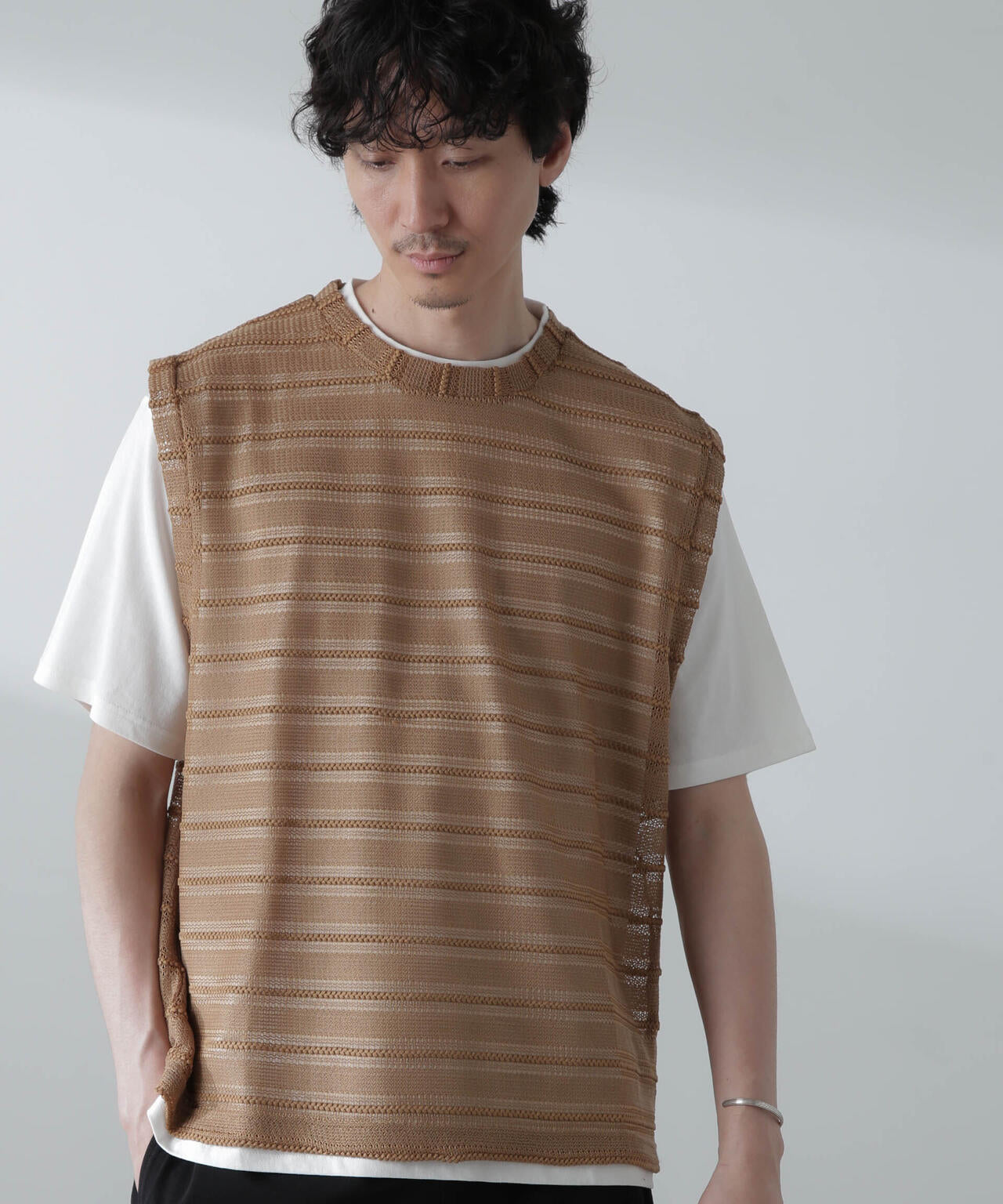 かぎ針アンサンブルTシャツ