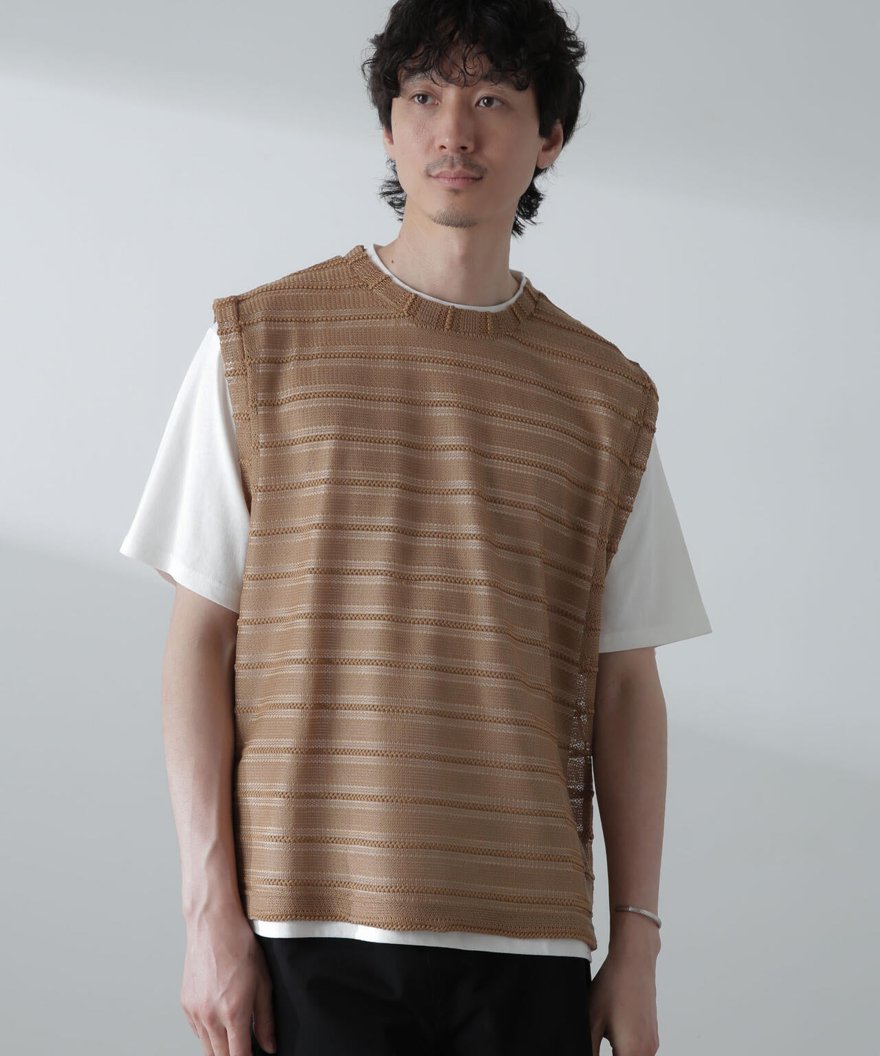 かぎ針アンサンブルTシャツ