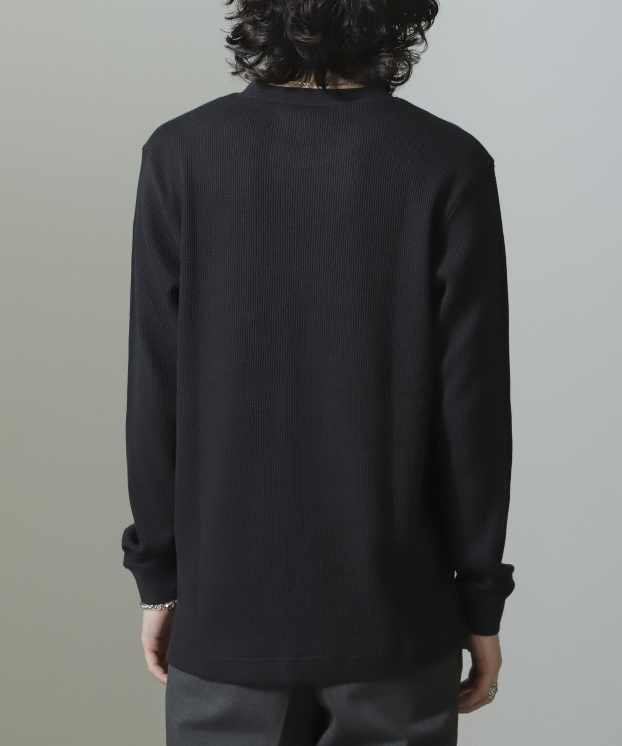 アンチスメルワッフルTシャツ 長袖
