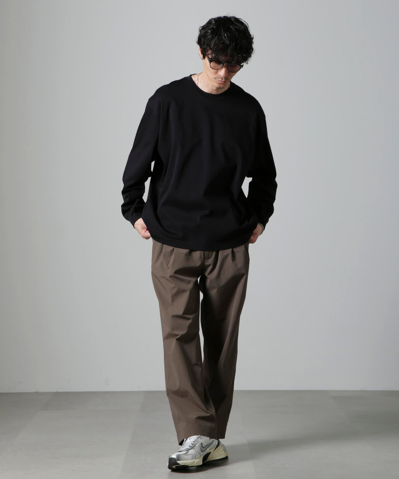 アンチスメル BIG クルーネックTシャツ 長袖