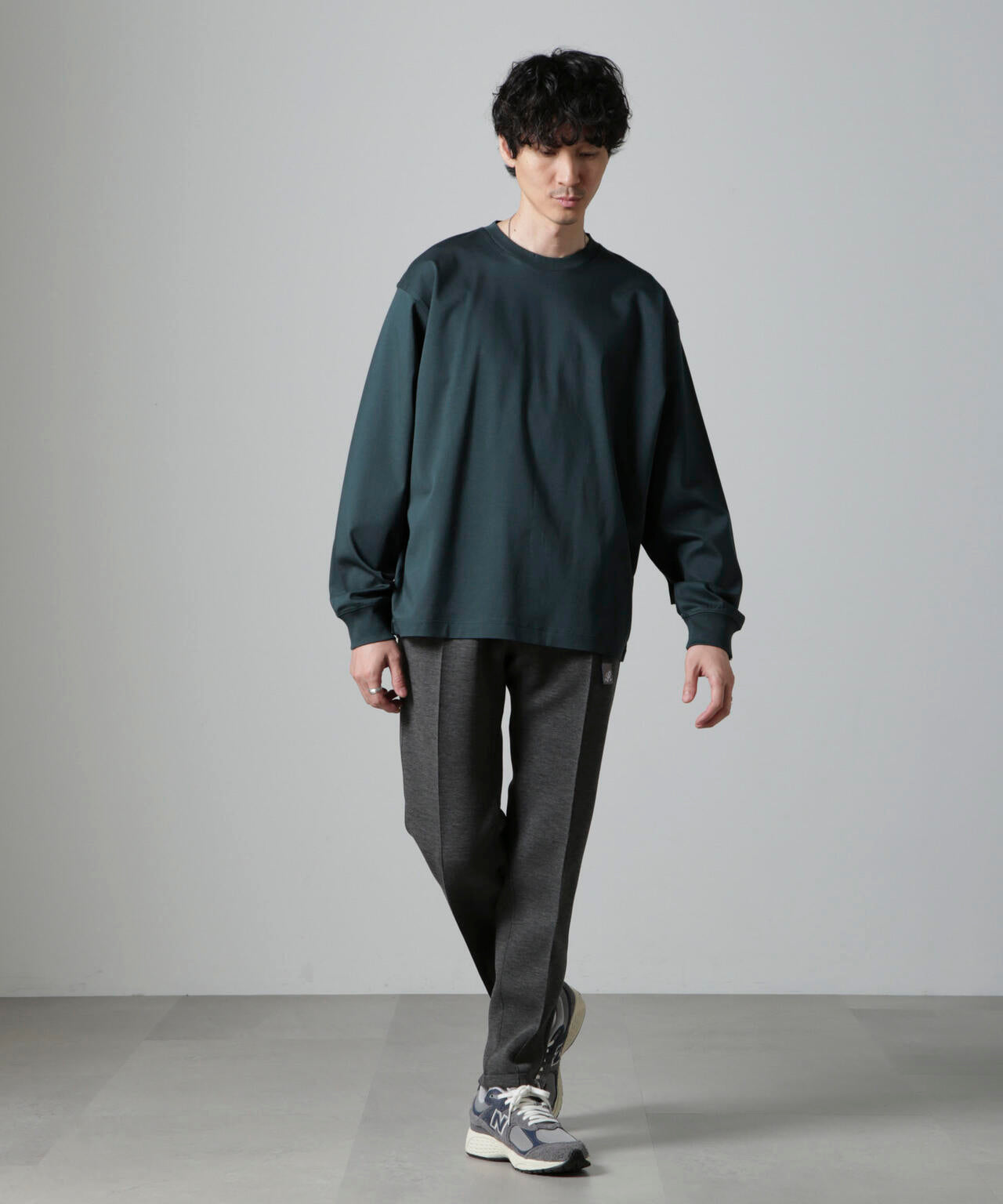 アンチスメル BIG クルーネックTシャツ 長袖