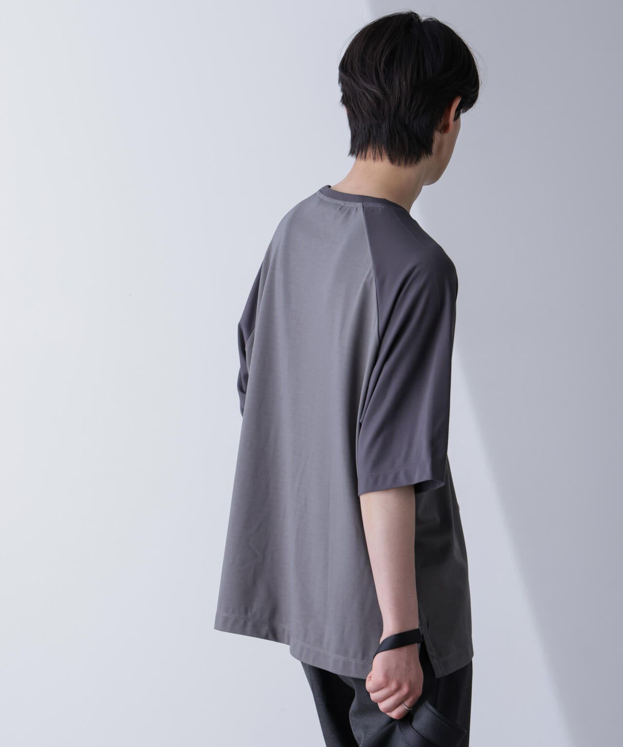 ワイドシルエットラグランTシャツ 半袖