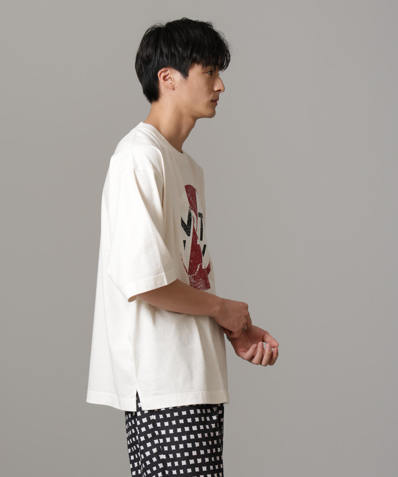 「NOT ALL」オーバーダイTシャツ 半袖