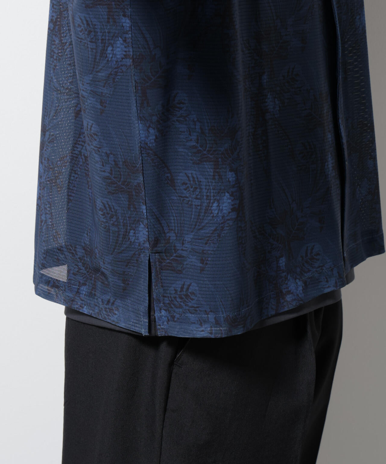 NORMANBROS別注 メッシュプリントシャツ 半袖