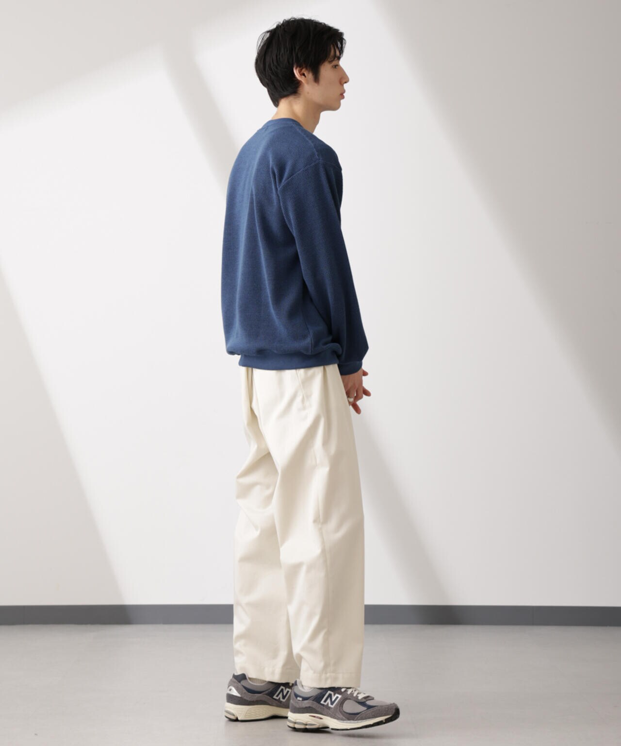 テックワッフルクルーネックTシャツ
