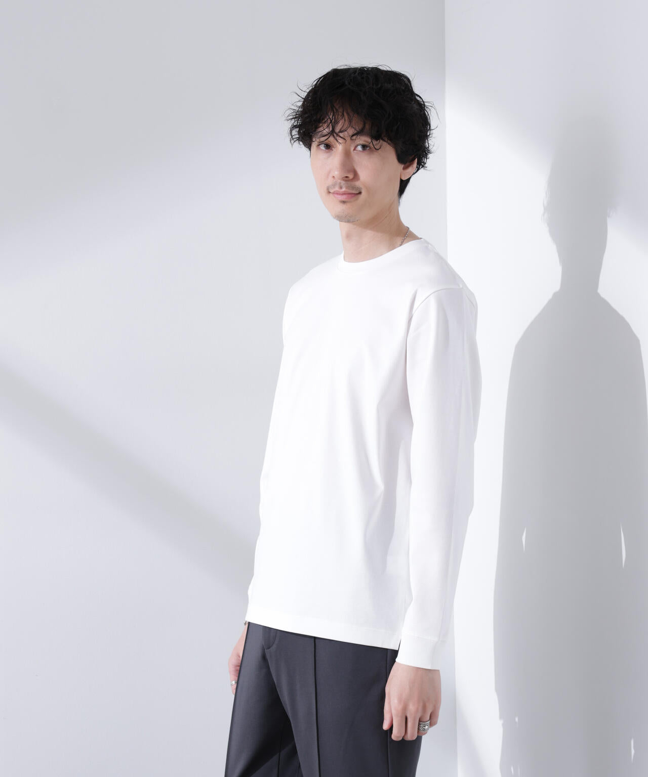 アンチスメル クルーネックTシャツ 長袖