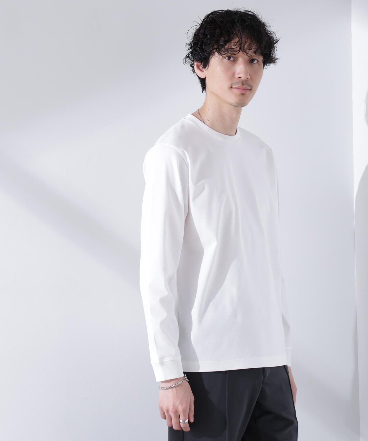 アンチスメル クルーネックTシャツ 長袖