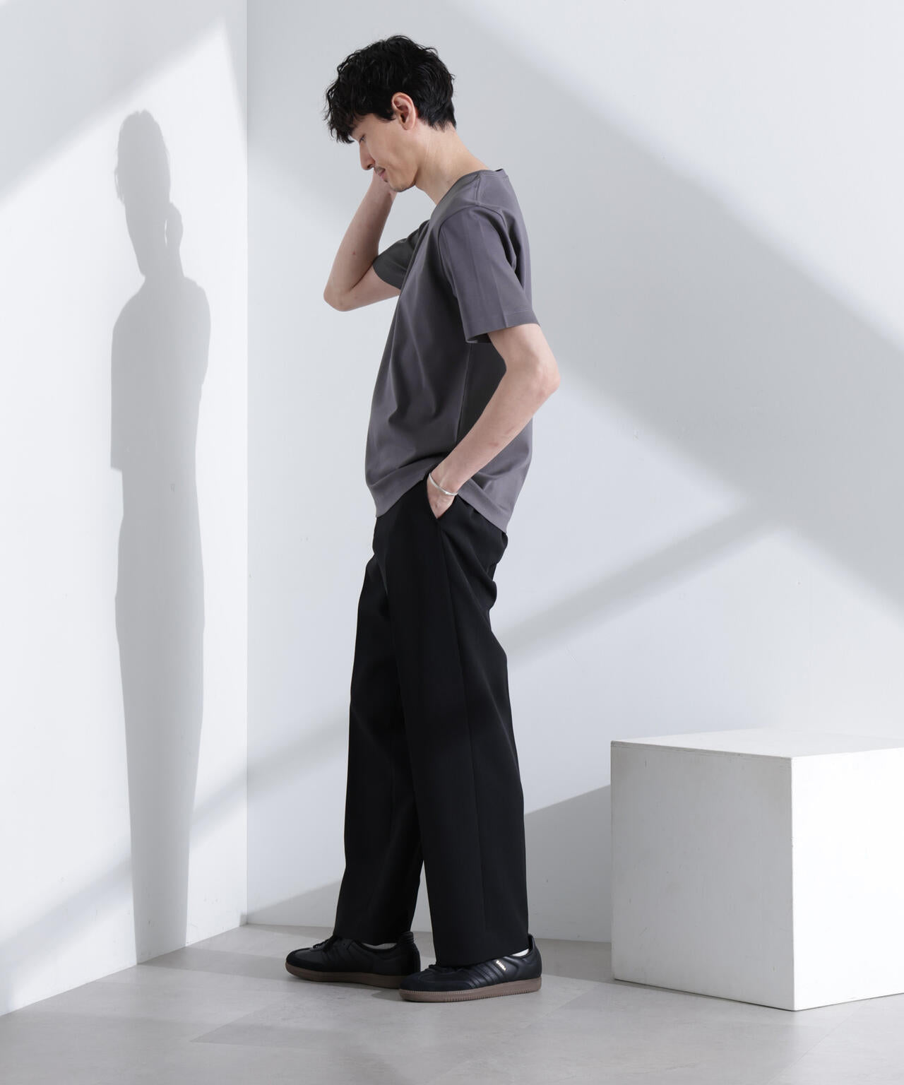 アンチスメル VネックTシャツ 半袖