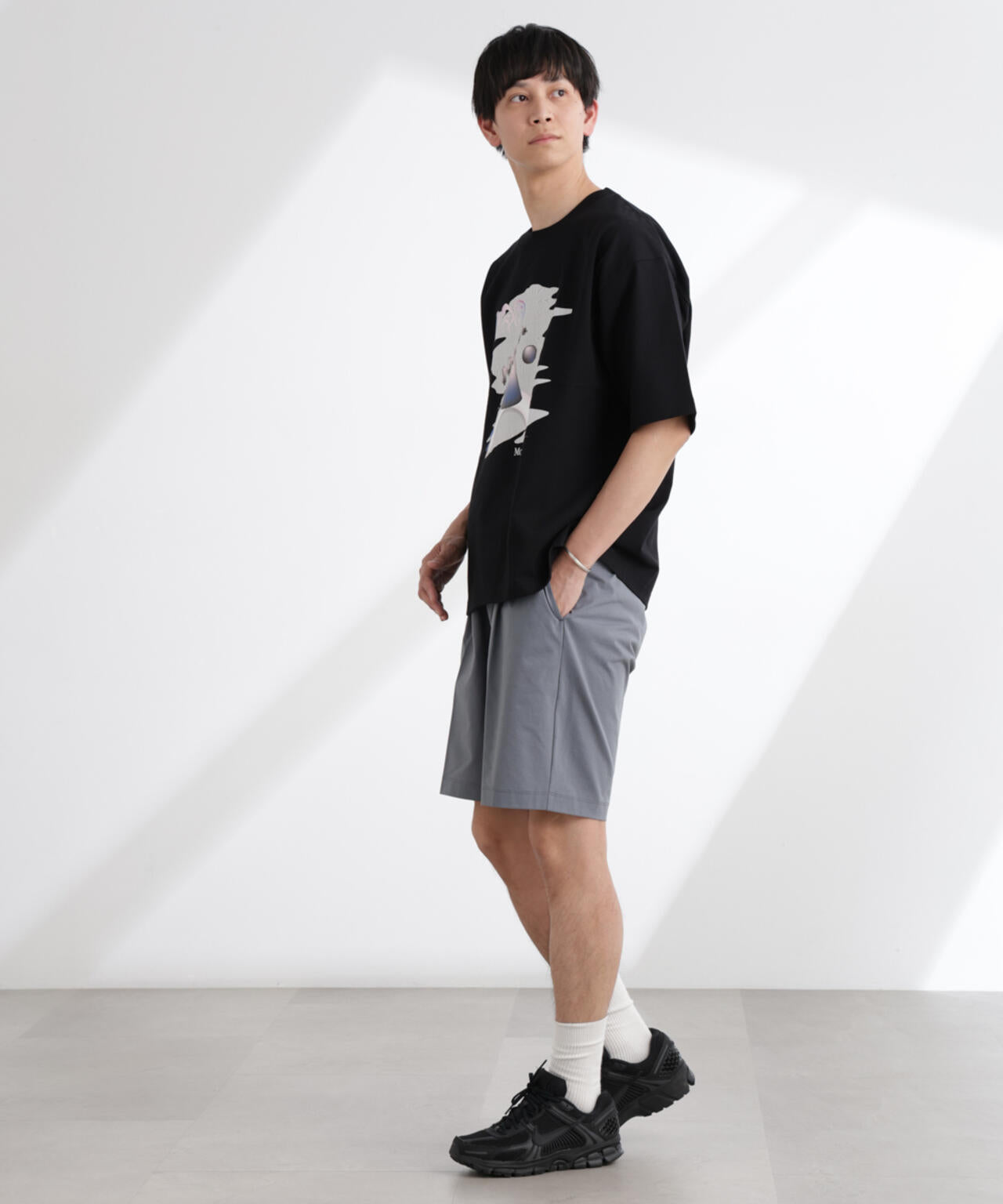「MOFFISIE」1.0オリジナルプリント Tシャツ 半袖