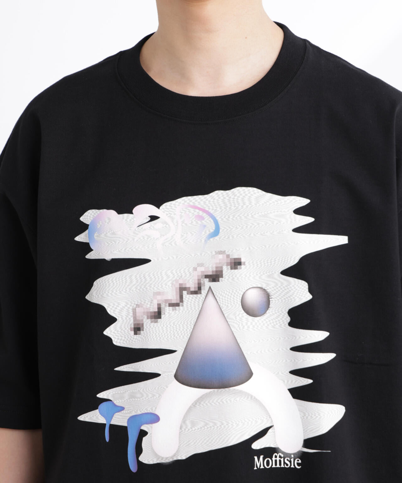 「MOFFISIE」1.0オリジナルプリント Tシャツ 半袖