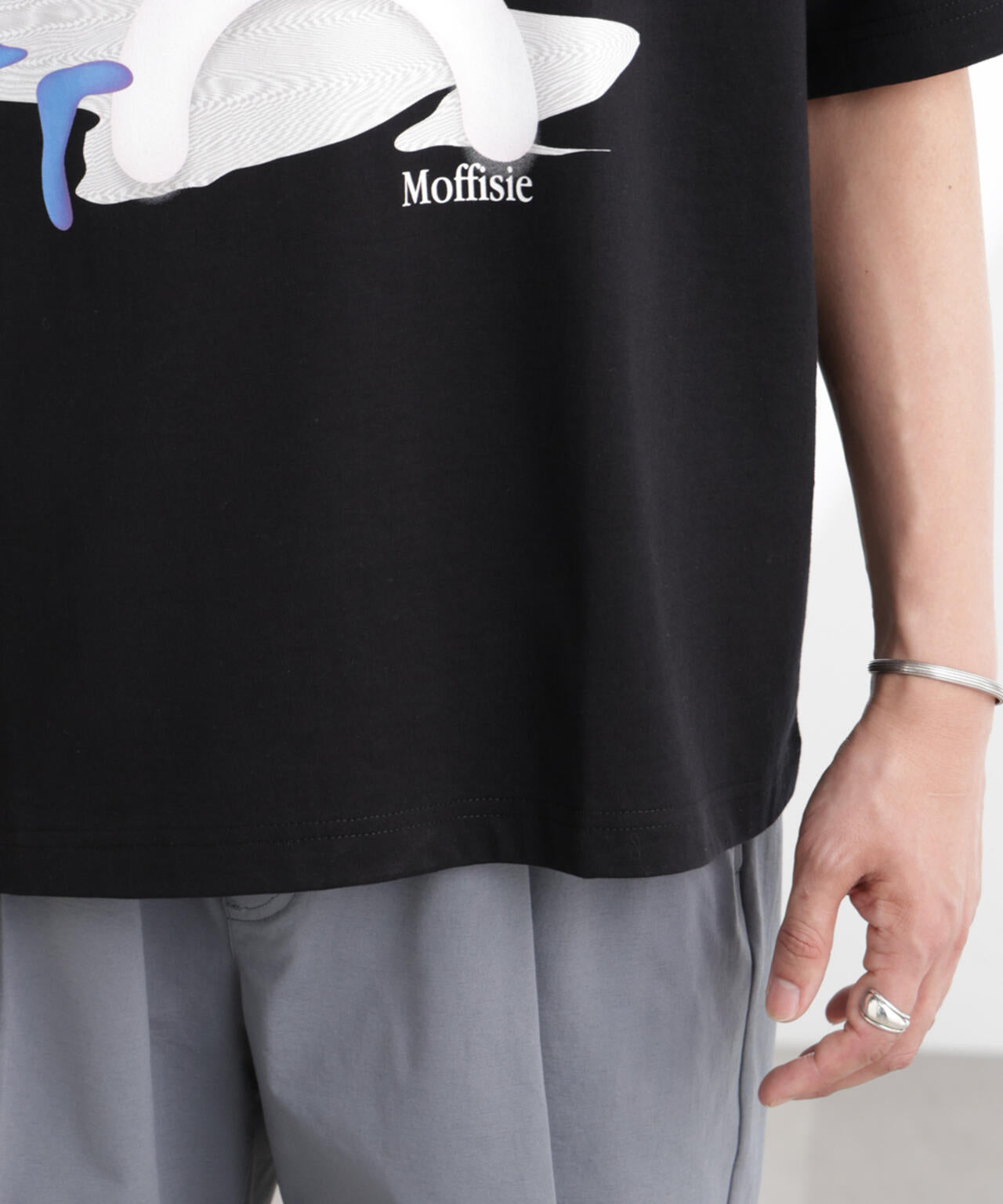 「MOFFISIE」1.0オリジナルプリント Tシャツ 半袖
