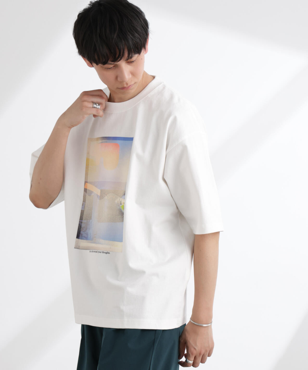 「MOFFISIE」1.0オリジナルプリント Tシャツ 半袖