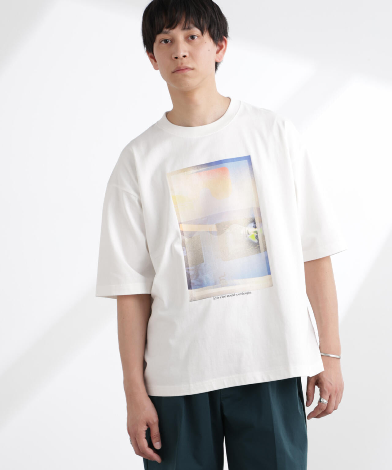 「MOFFISIE」1.0オリジナルプリント Tシャツ 半袖