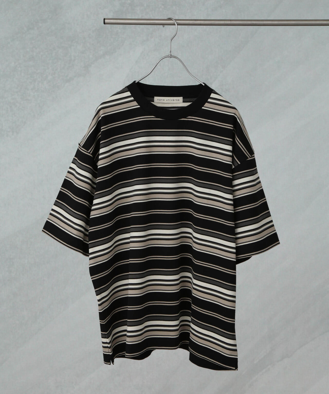 マルチボーダーリラックスＴシャツ 半袖