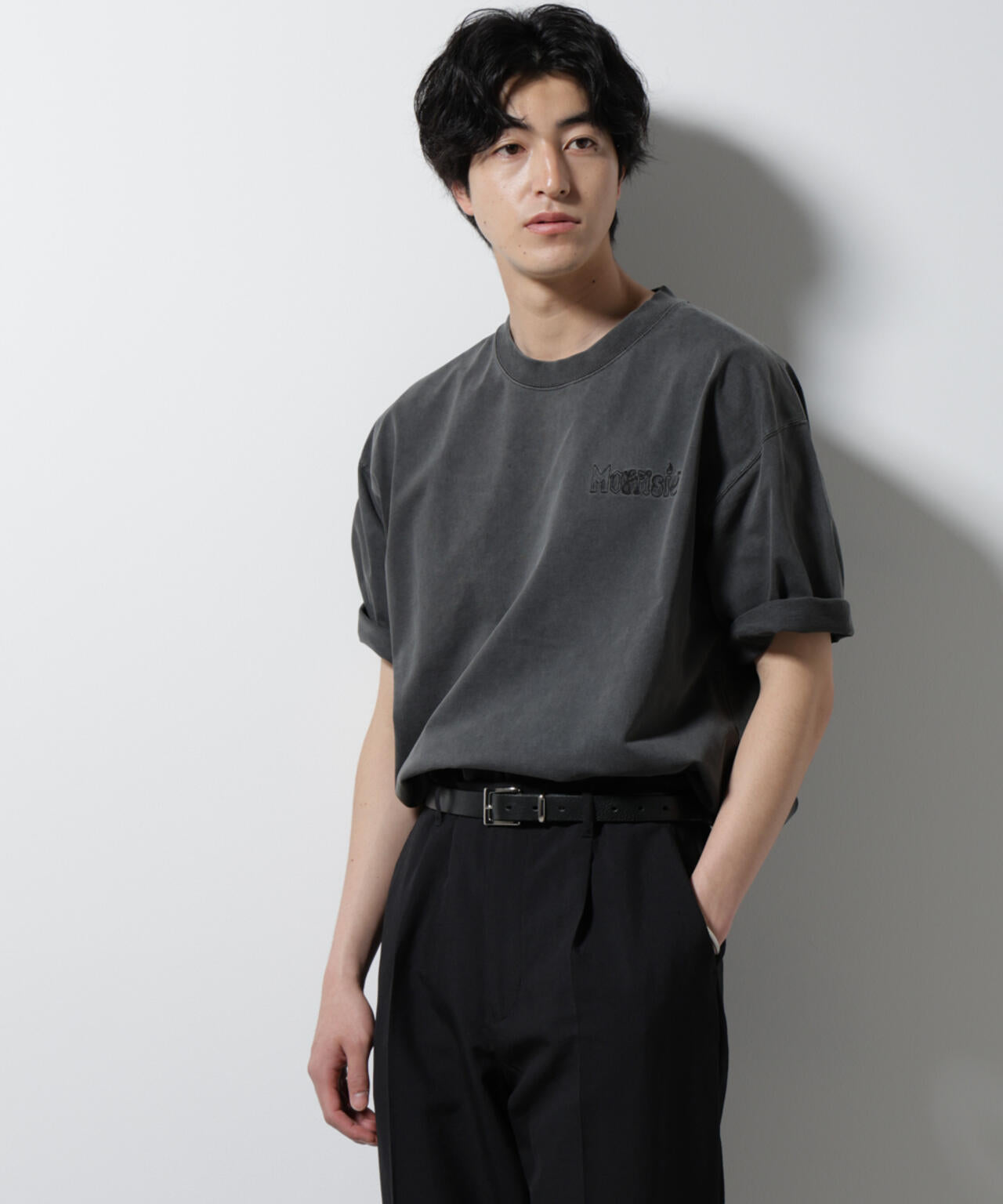 「MOFFISIE」オリジナル刺繍プリント Tシャツ 半袖
