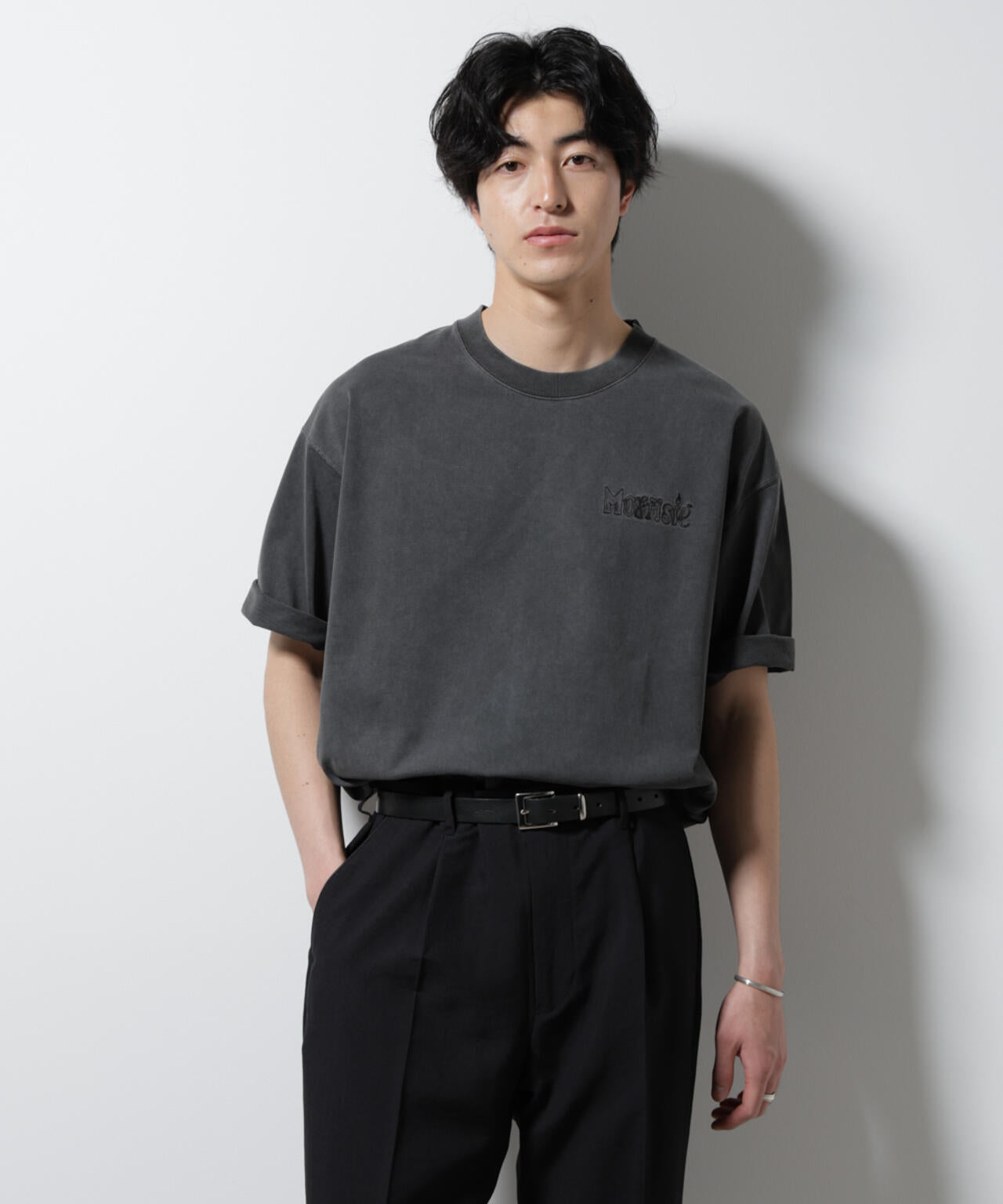「MOFFISIE」オリジナル刺繍プリント Tシャツ 半袖