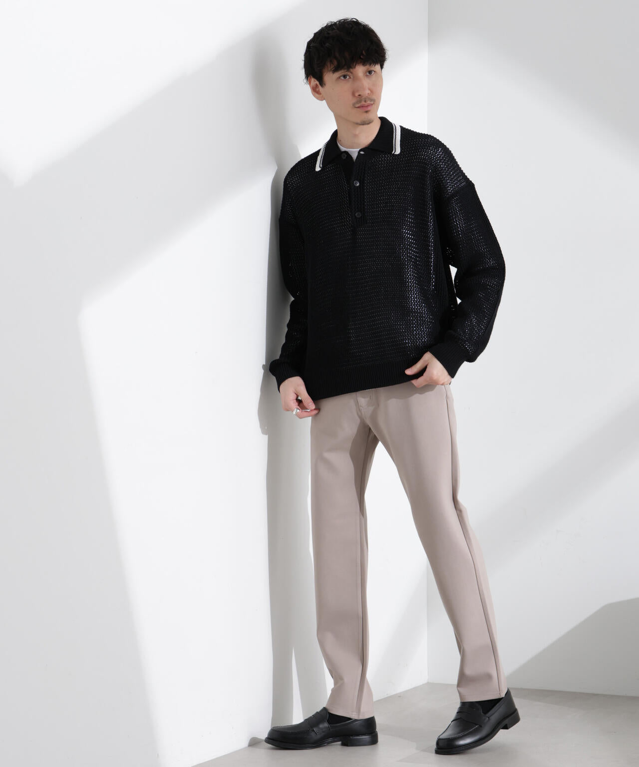5P テーパードパンツ