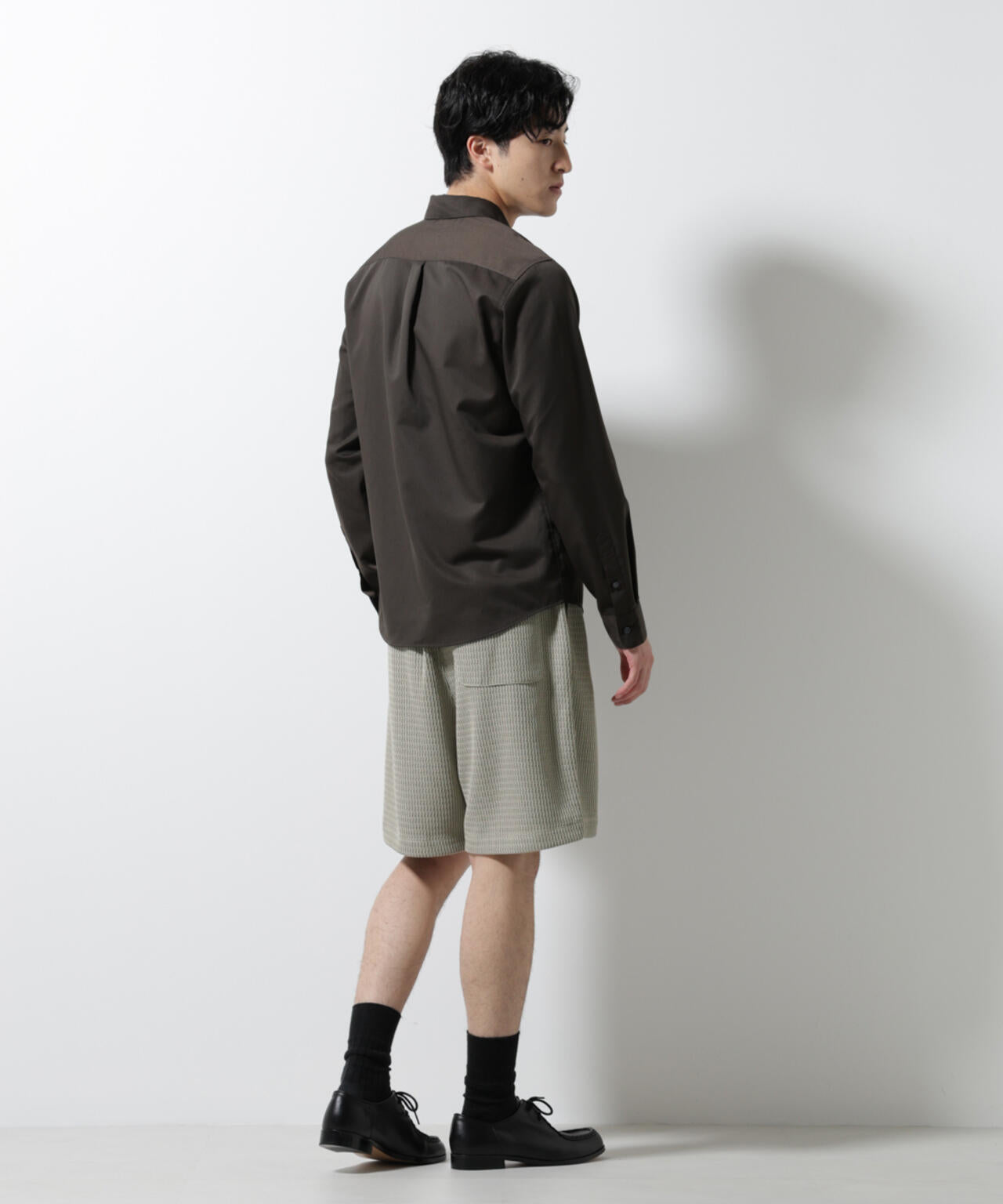 ジャガードニットソーショートパンツ（セットアップ可）