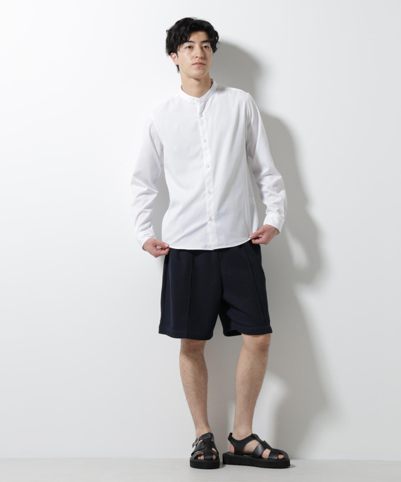 ジャガードニットソーショートパンツ（セットアップ可）