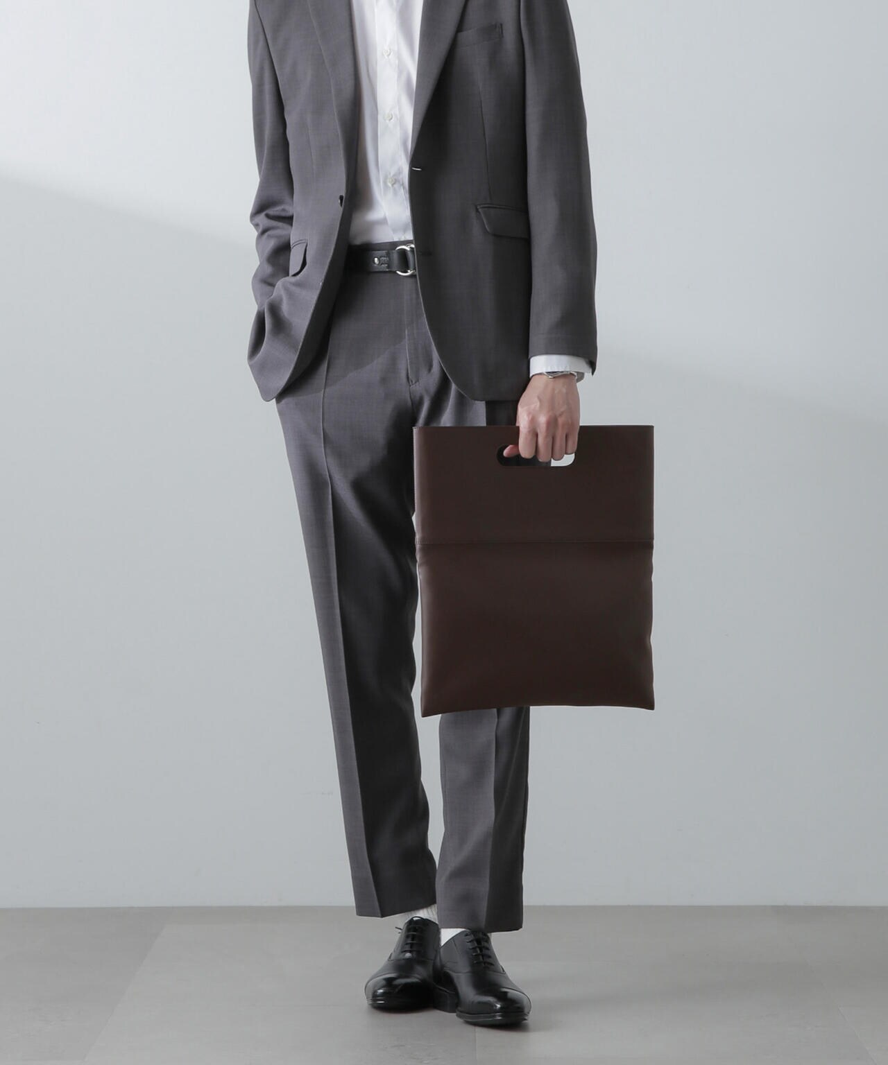 WEB限定/シンセティックレザー2WAYクラッチバッグ