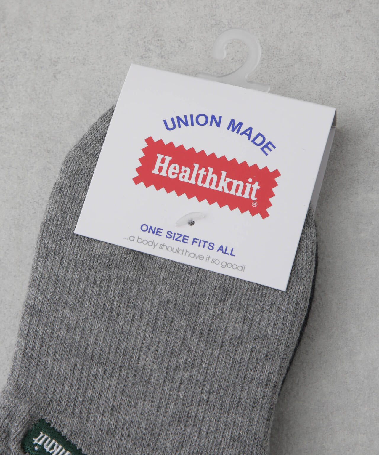 Healthknit/ワンポイントロゴ刺繍