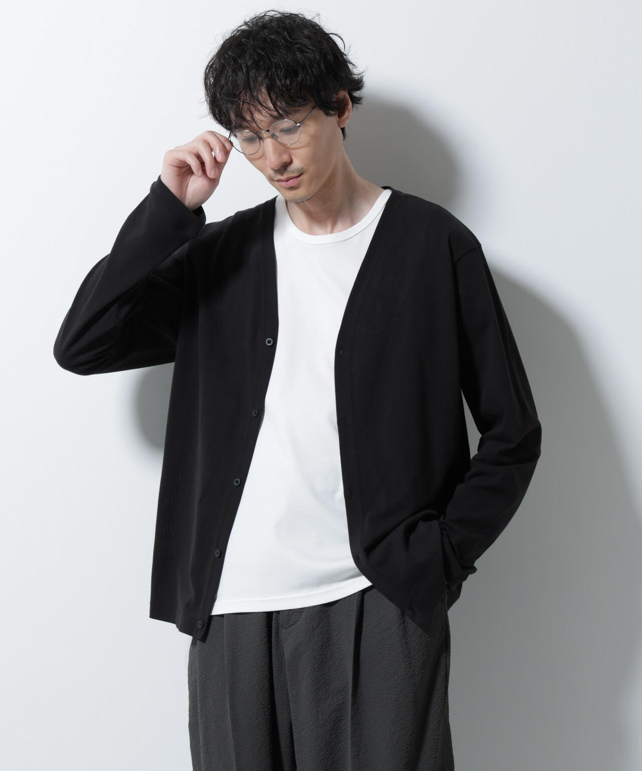 エアパッセージ ジャージーカーディガン