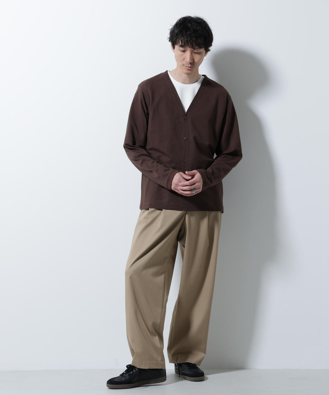 エアパッセージ ジャージーカーディガン