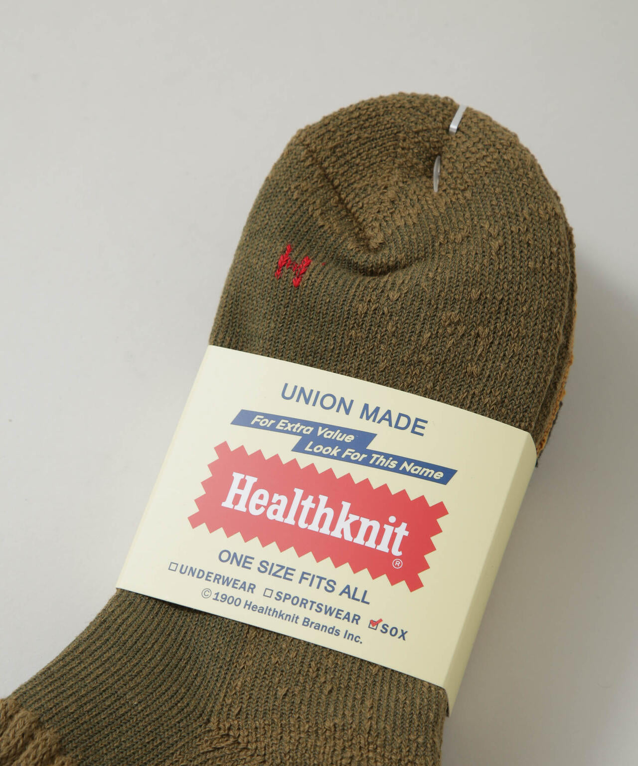 Healthknit/シンカーカラー無地 ソックス 3足セット