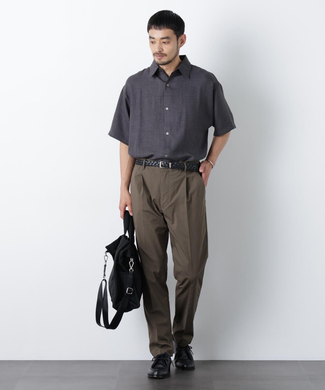 NORMANBROS別注 ワッシャーシャツ半袖
