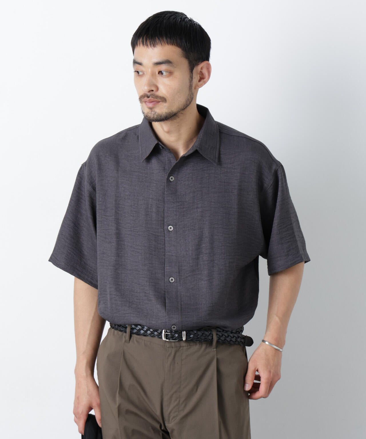 NORMANBROS別注 ワッシャーシャツ半袖