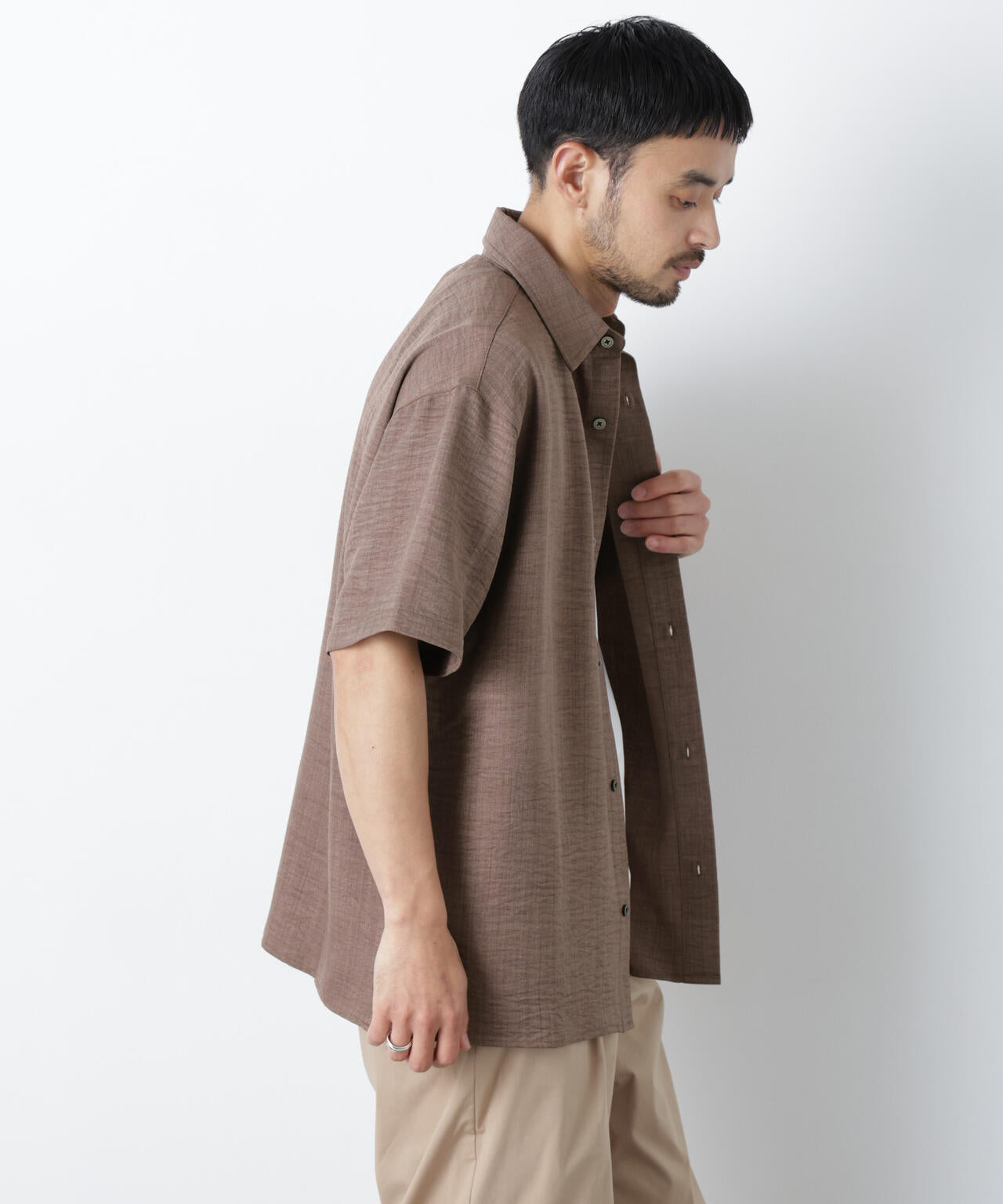 NORMANBROS別注 ワッシャーシャツ半袖