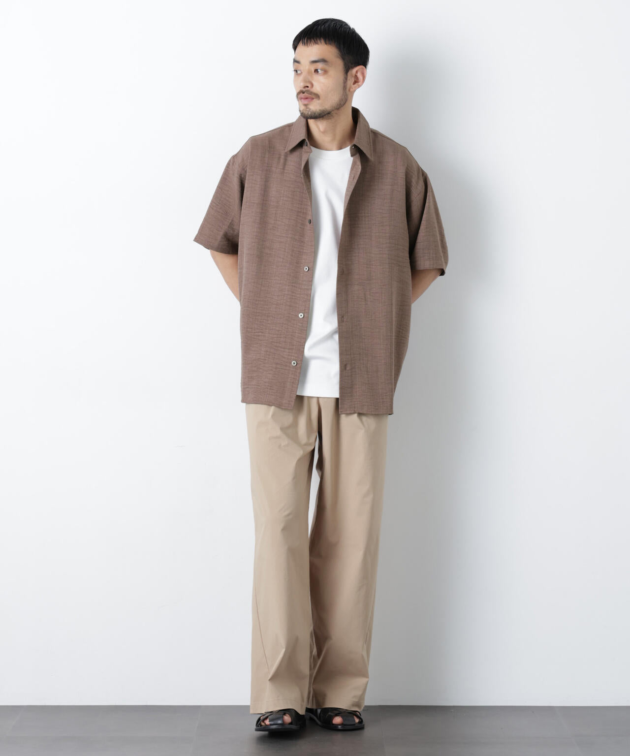 NORMANBROS別注 ワッシャーシャツ半袖