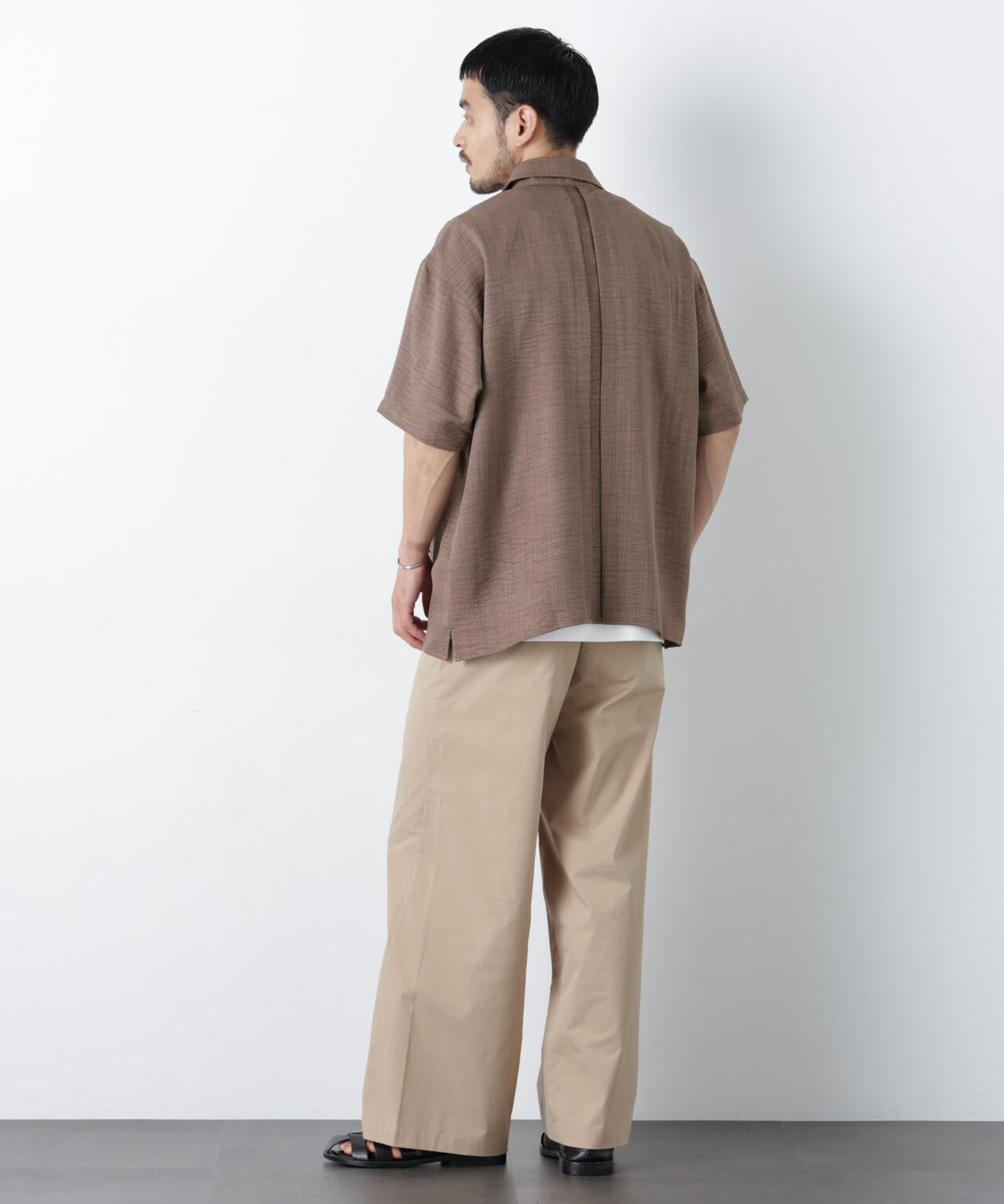 NORMANBROS別注 ワッシャーシャツ半袖