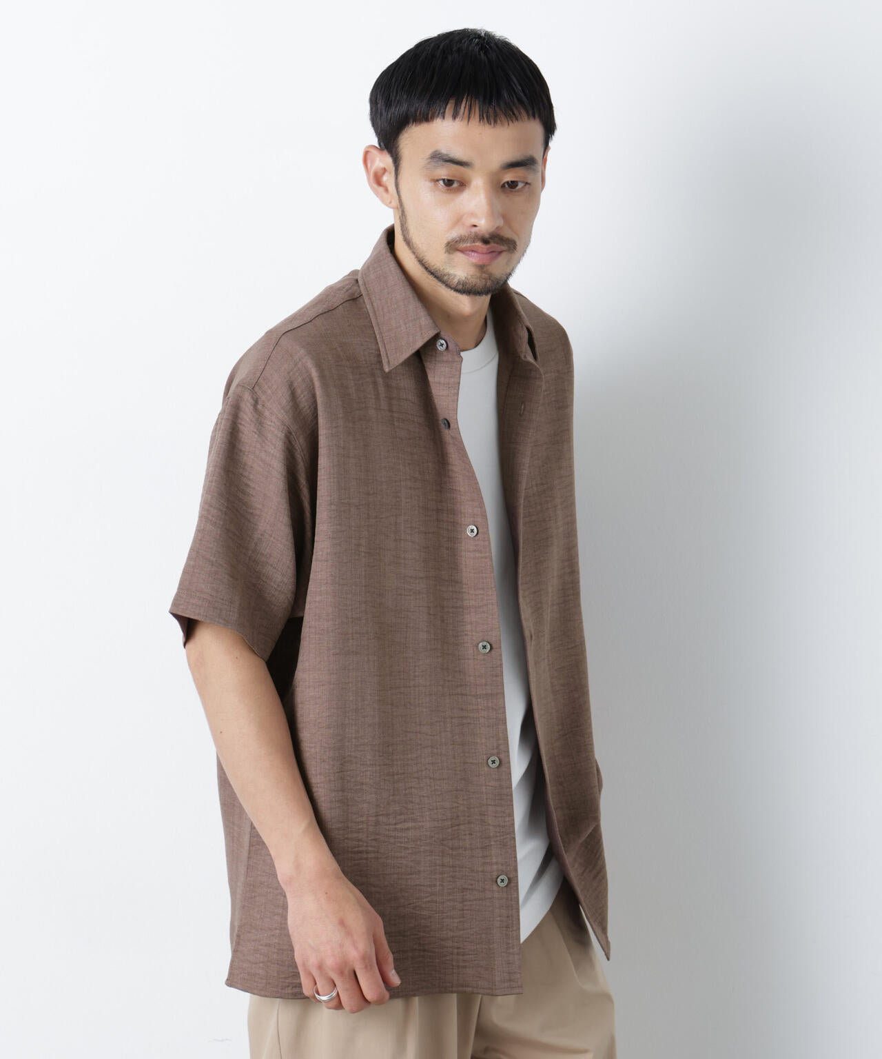 NORMANBROS別注 ワッシャーシャツ半袖