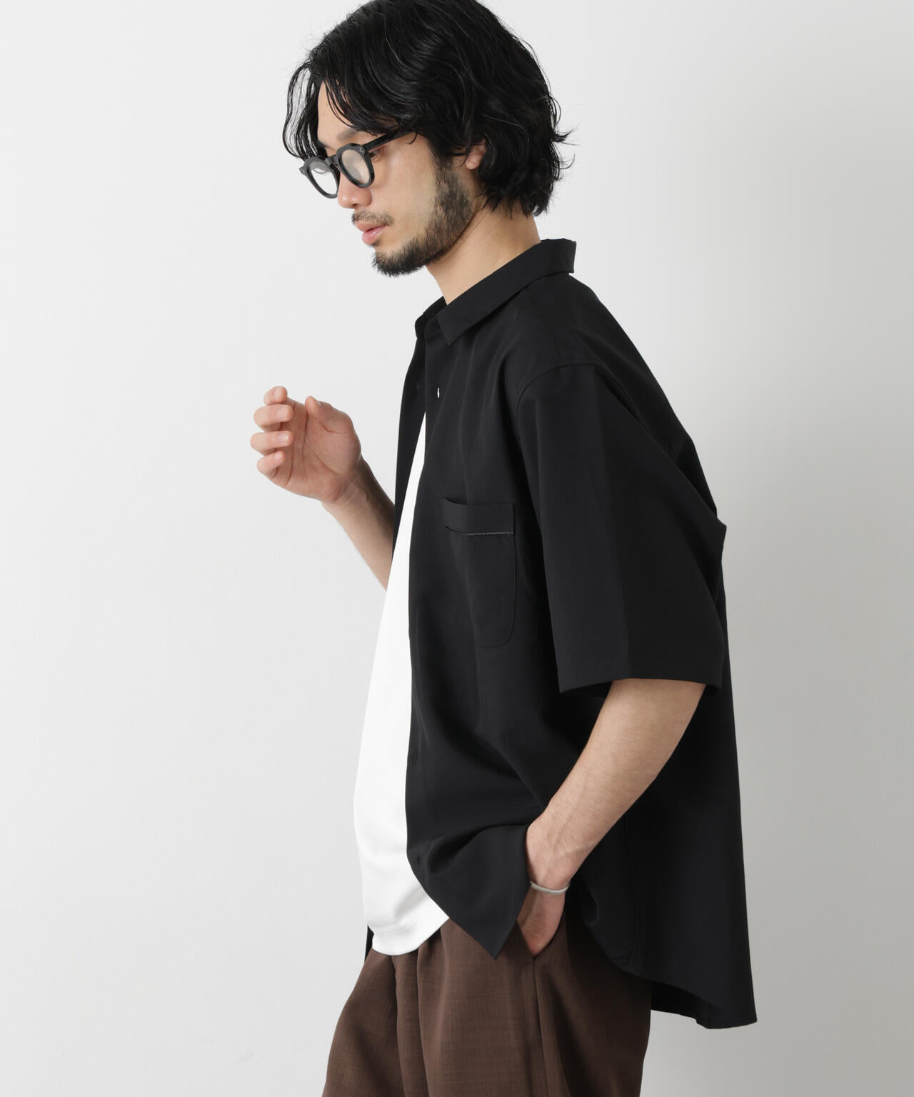 セオアルファ レギュラーカラーシャツ 半袖