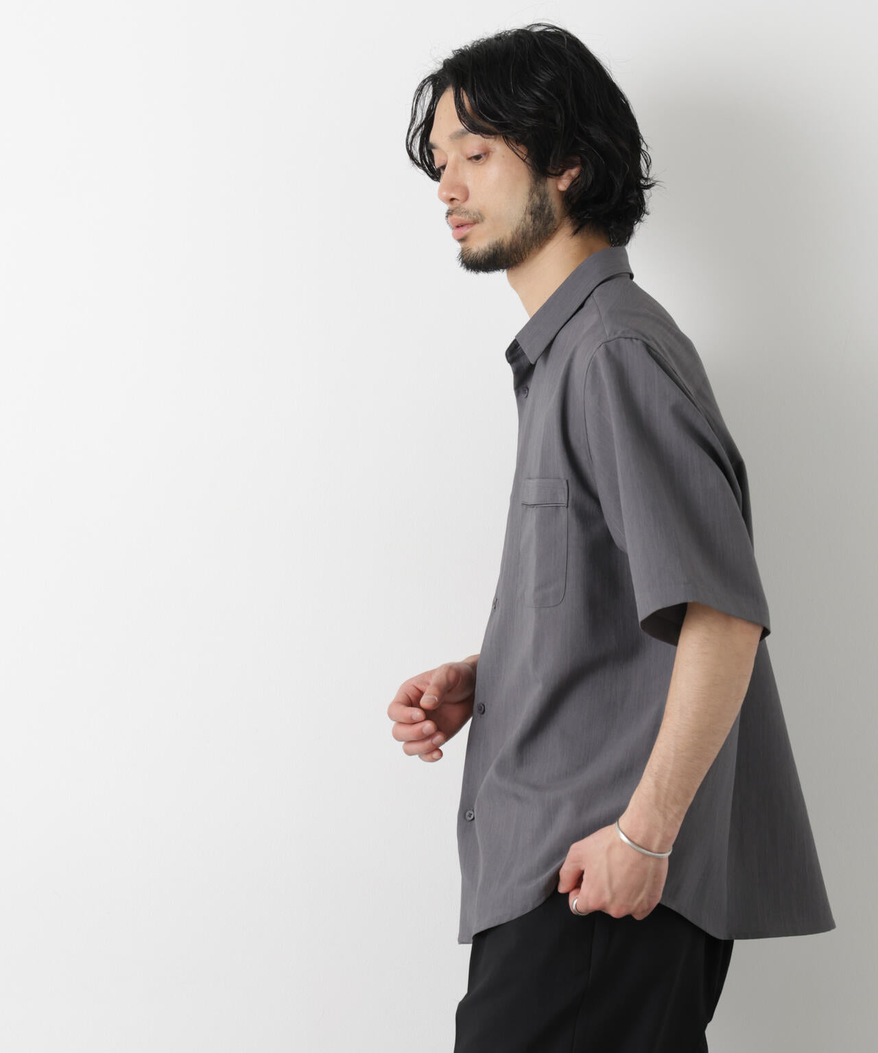 セオアルファ レギュラーカラーシャツ 半袖