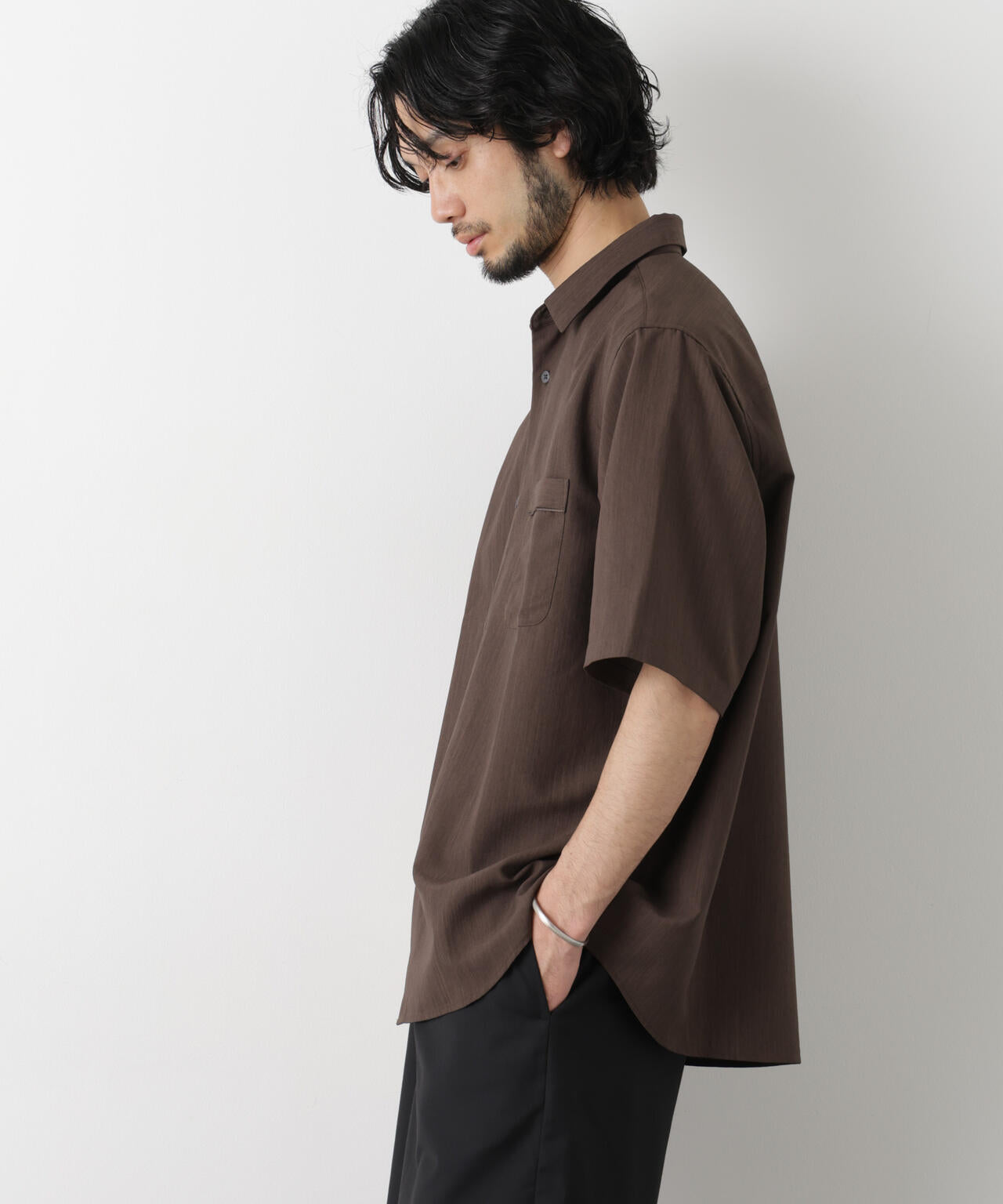 セオアルファ レギュラーカラーシャツ 半袖