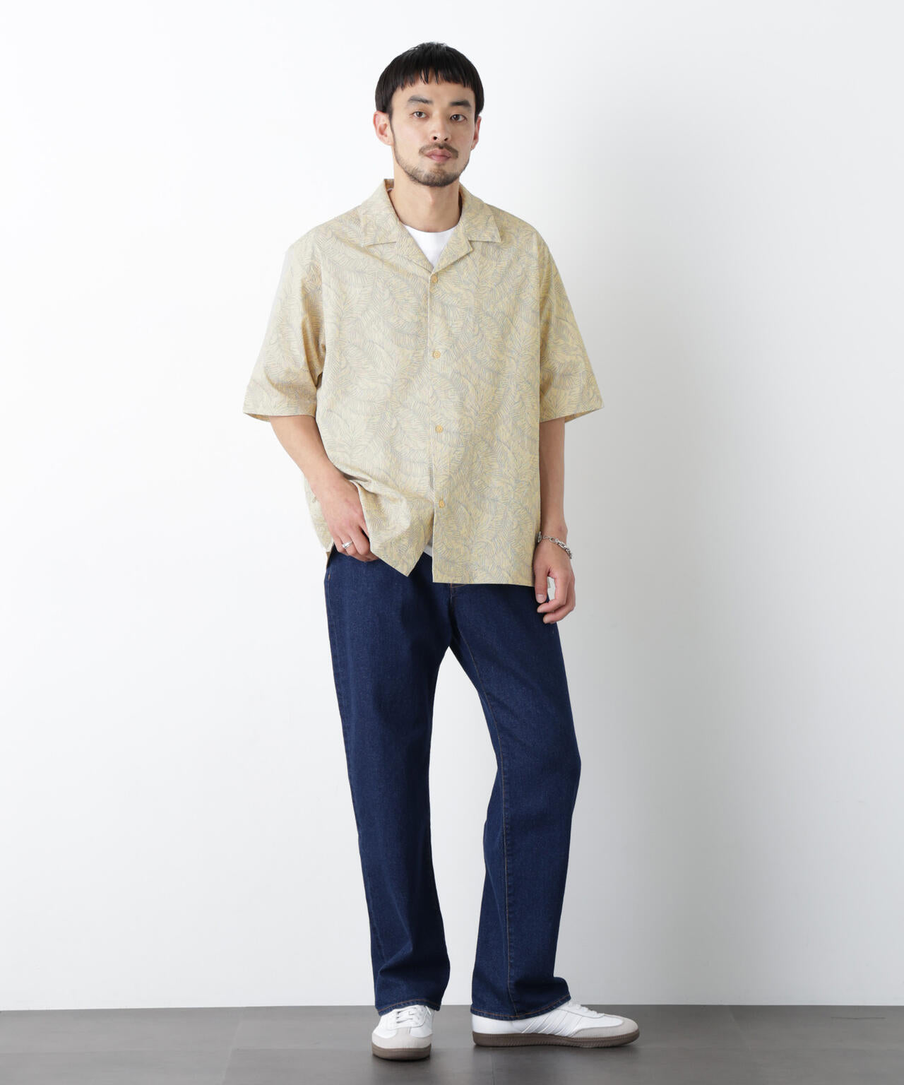 ランダムサッカーパターンシャツ 半袖（セットアップ可）