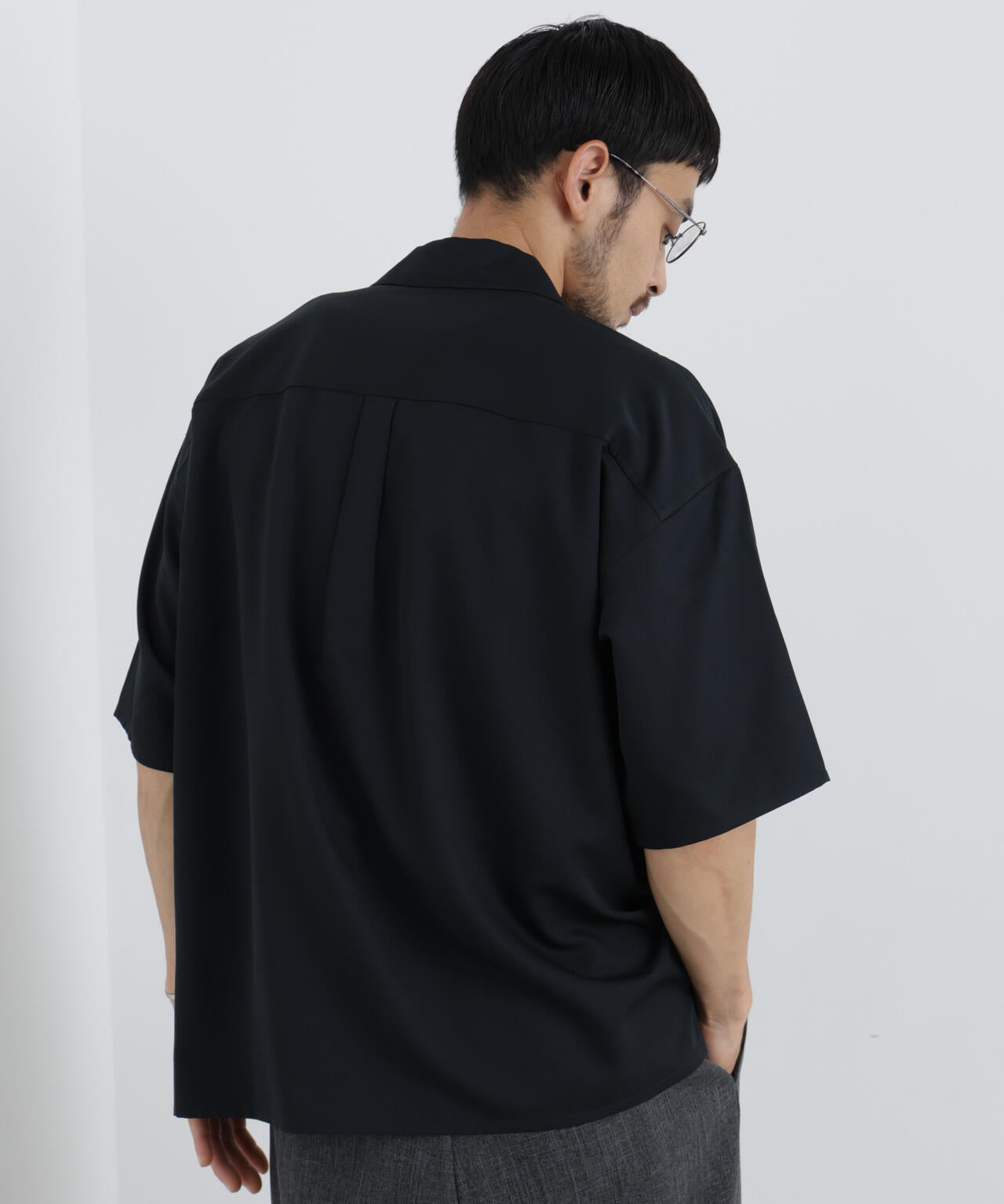 COOLFIBER(R)ドレープツイルシャツ半袖